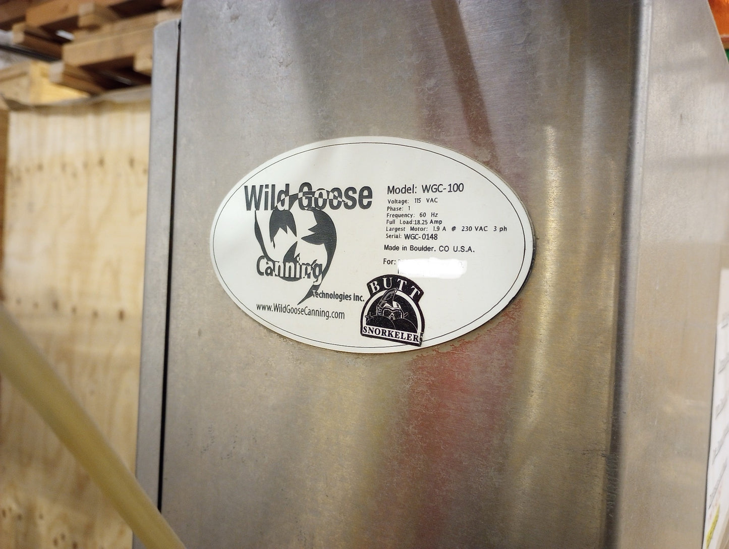 Wild Goose WGC-100 Canning Line